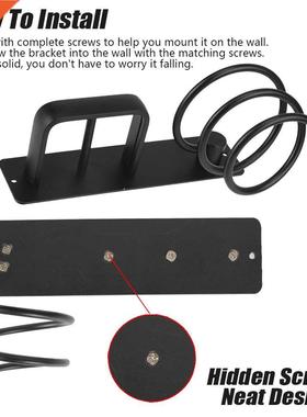 Hair Dryer Holder Organizer Rack Wall Mounted Hair Straighte