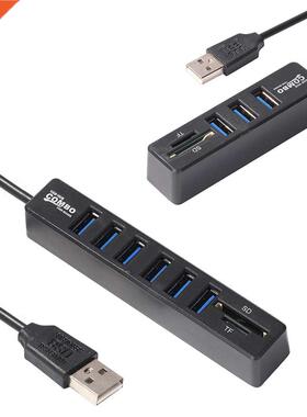 USB 2.0 Multi HUB Adapter 5/8 Ports Multiple USB Splitter US