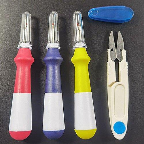 4 Pcs Yarn Scissors Sewing Kit Sewing Seam Rippers Handy Sti