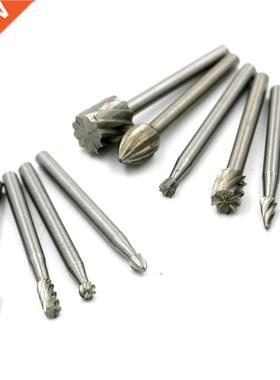 10pcs Set HSS Titaniu For Dreel Routing Rotary illing Rot