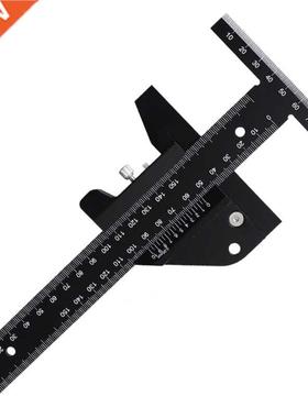 Aluminum Alloy Scale Metric Measure Scribing Ruler T Shape W