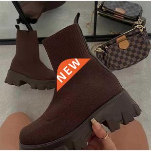 Metal Buckle Winter Side Females Zipper Boots Women Design
