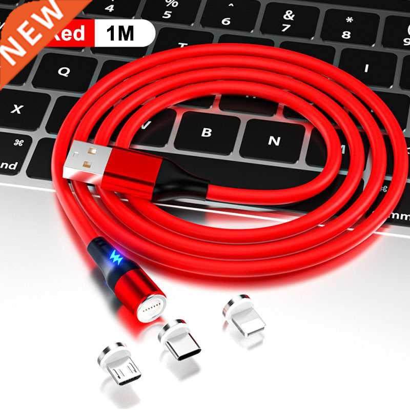 3 In 1 Magnetic Data Cable 5A Fast Charging Silicone Usb Dat