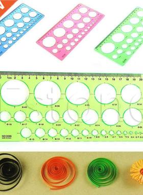 Quilling Ruler Template Tool Kit Circle Size Origami Paper Q