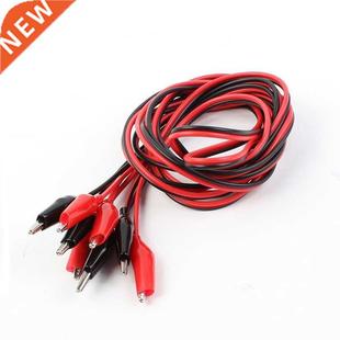 Lead End 1.5m Wire Jumper Test Clips Alligator Double 2Pcs