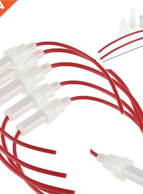 5Pcs/lot White In Line 5x20mm Glass AGC Fuse Holder Splash P
