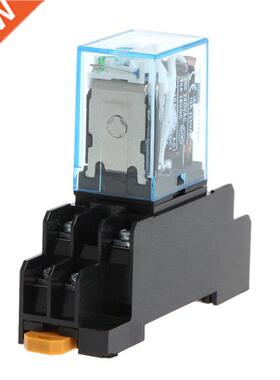 LY2NJ Intermediate Relay DC 12V 10A 8 Pin Relay with Socket