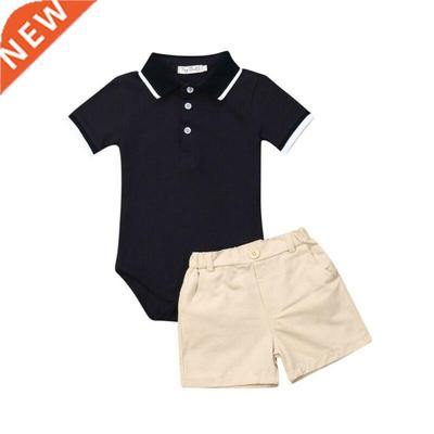 Citgeett Summer 2PCS Infant Baby Boy Clothes Short Sleeves J