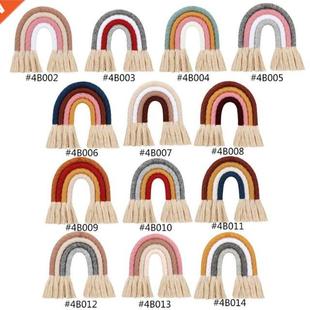 Wall Hanging Room Woven Deco Dorm Rainbow Nursery Nordic for