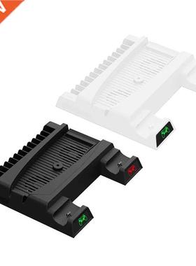 Vertical Stand with Cooling Fan and Dual Controller Charger
