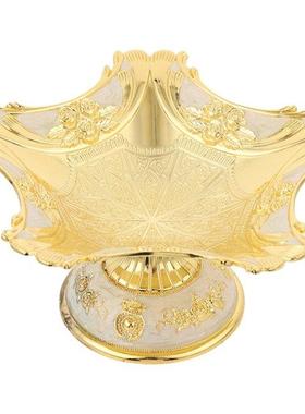 Zinc Alloy Pastry Dish Fruit Serving Plate Perfume Collectio