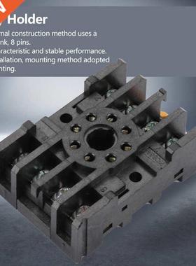 PF085A 300V 7A 8Pin Rail Mount Power Relay Holder Socket Bas