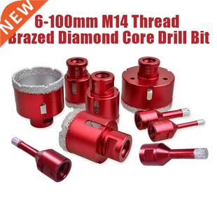 Thread Connection Vacuum Diamond M14 Brazed Drilling 100mm