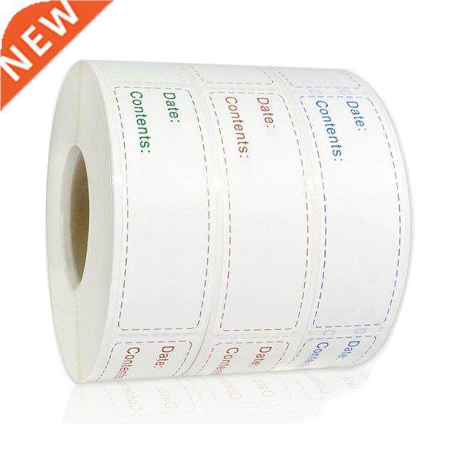 125PCS Self-Adhesive Food Storage Label Stickers for Contain