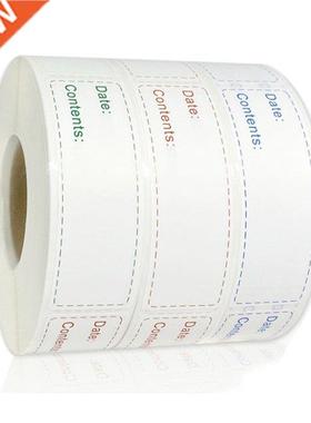 125PCS Self-Adhesive Food Storage Label Stickers for Contain