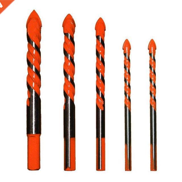 5Pcs Multifunctional Ceramic Drill Bits Installer Twist Dril