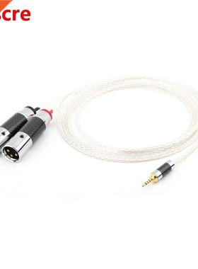 Yter HIFI 8 Cores OCC Silver Plated 4.4mm/3.5mm/2.5mm TRRS B