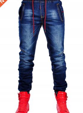 High Quality Men's Clothing Men's Solid Color Jogging Jeans