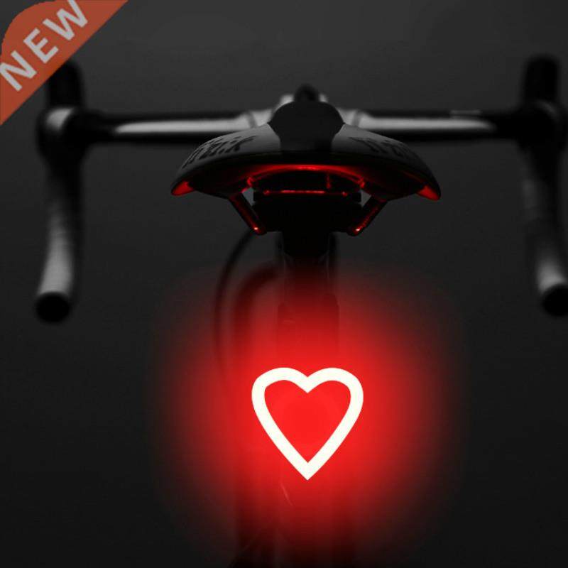Bicycle Rear Lamp 100usb Rechargeable Mountain Bike Tail Rea