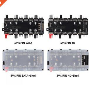 HUB ARGB Way Multi Fan Pin PWM Splitter