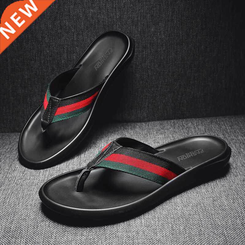 topvivi summer luxury brand men flip flops slippers men desi