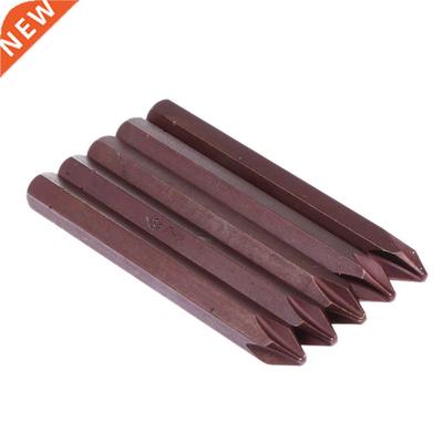 5 x 5/16 inch Anti Slip Hex Shank Ph2 80Mm Long Tips Cross B