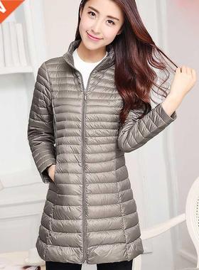 New Autumn Winter Women White Duck Down Jacket Female ultra
