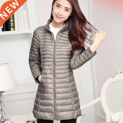 New Autumn Winter Women White Duck Down Jacket Female ultra