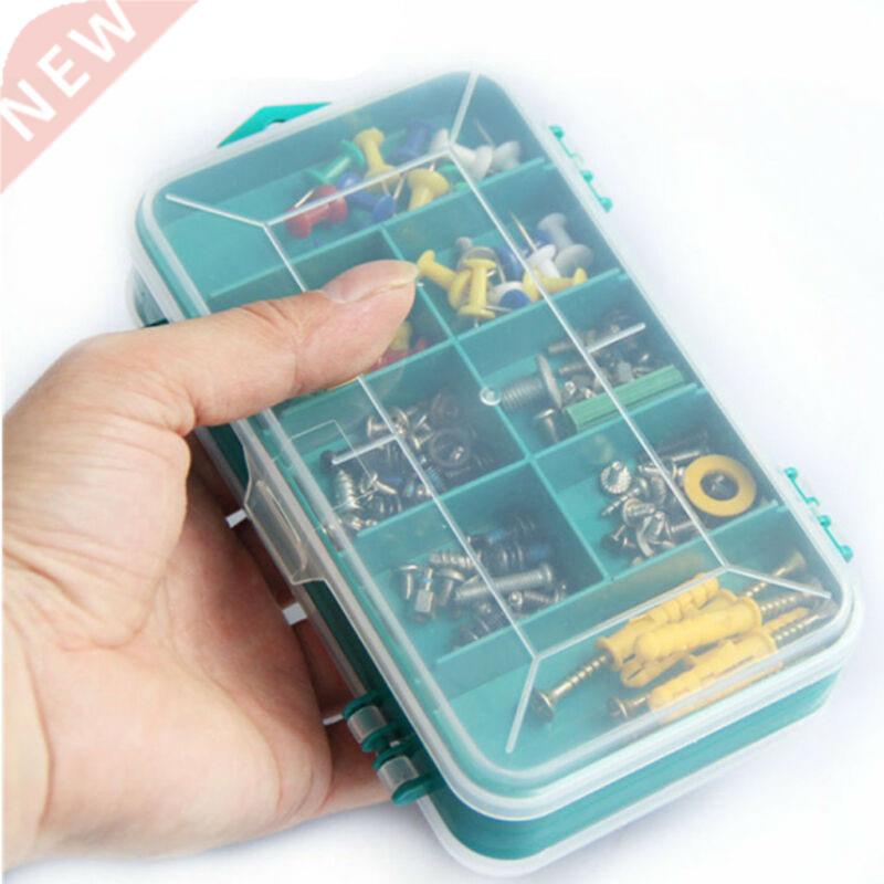 8-Slot Tool Box Plastic Screws Threads Bolts Nails Nuts Stor