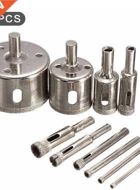 3mm-50mm 10pcs Diamond Coated Hss Drill Bit Set Tile Mble
