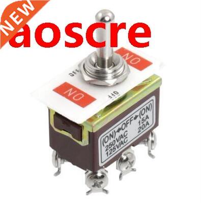 1pcs AC 250V/15A 125V/20A ON/OFF/ON 3 Position DPDT Toggle S