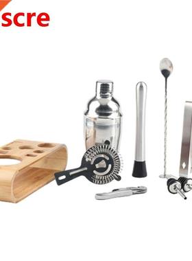 10 Piece Set Stainless Steel Cocktail Set Bar Bartending Too
