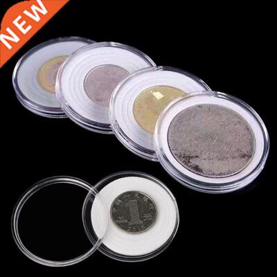46mm Plastic Coin Holder Capsule Storage Case Collection Dis