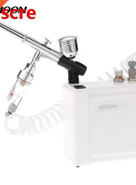Dual Action spray gun Airbrush Compressor Kit paint spraygun