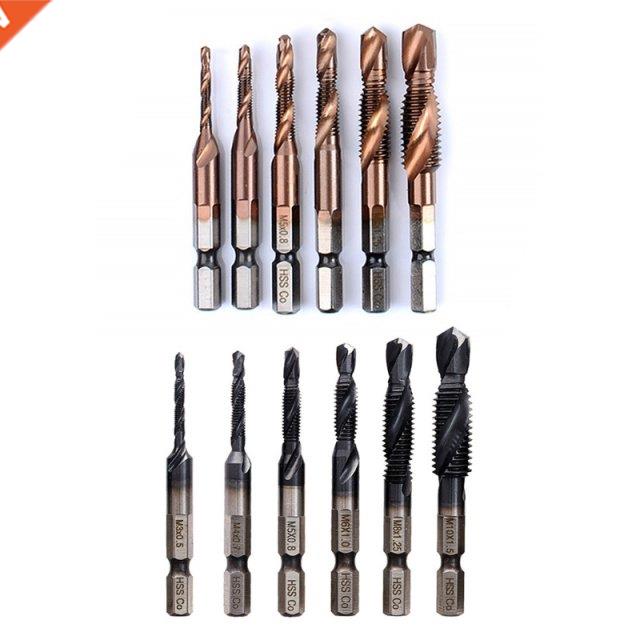 Multifunctional Metric Spiral Groove Taps M35 Cobalt Plating