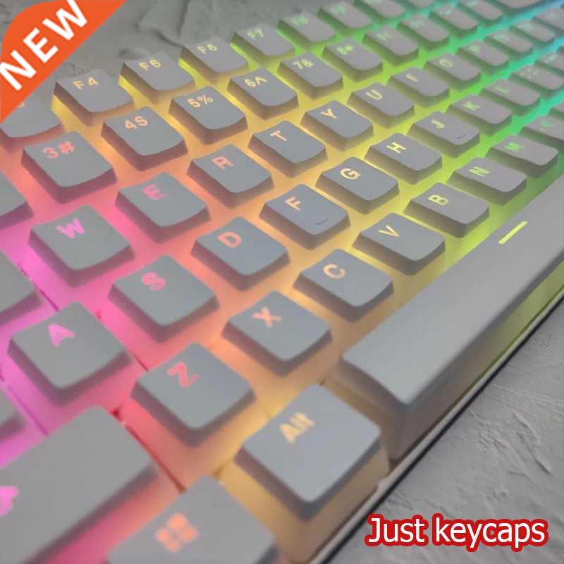 PBT OEM 108 Keys Pudding Keycaps For Cherry MX Switch Mechan