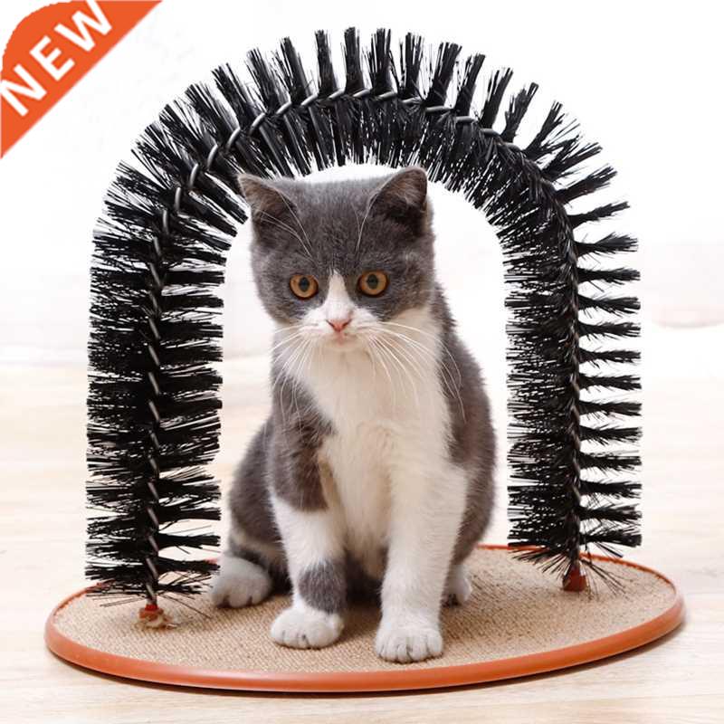 Cat Grooming Arch Brush Self Scratcher and Massager Brushing