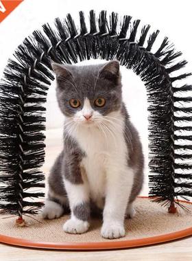 Cat Grooming Arch Brush Self Scratcher and Massager Brushing