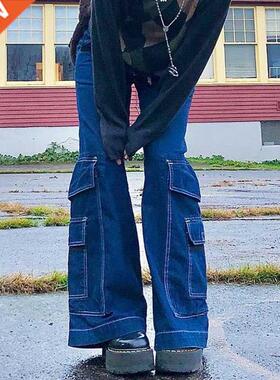 2021 Skater Style Indie Boyfriend Baggy Pants Y2k Streetwear