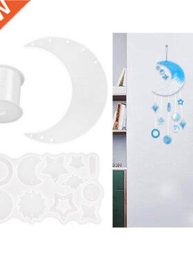 Silicone Pendants Mold DIY Wall Wind Chimes Epoxy Resin