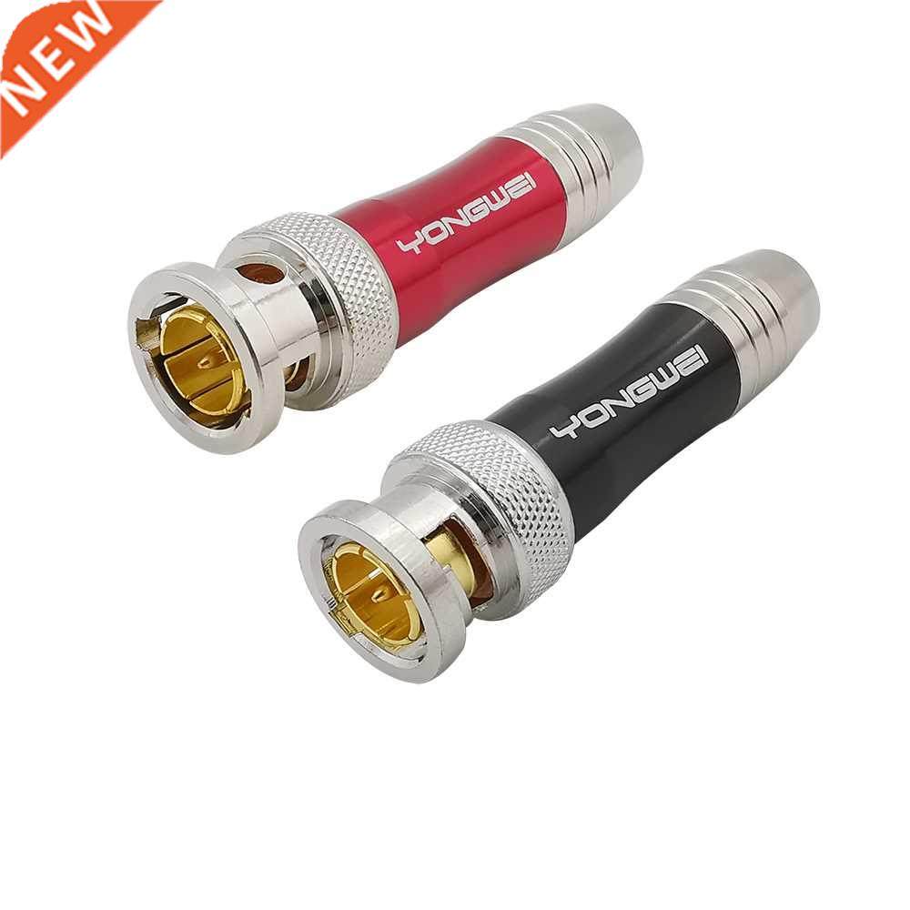 Red and Black BNC Male BNC Plug Video Cable HD SDI Connector