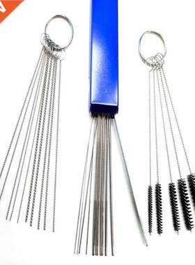 Motorcycle Car Carburetor Jets Cleaning Tool Needles Brushes