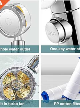 Strong High Pressure Water Saving Shower Head with Filter an