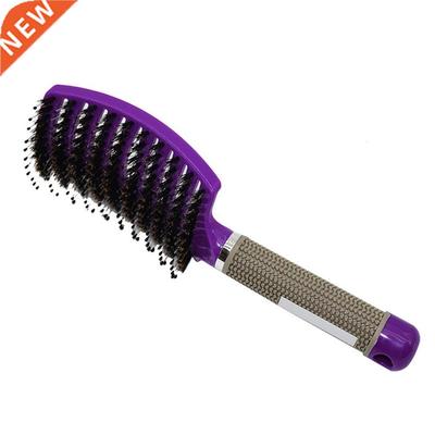 Women Hair Comb Scalp Massage Comb Bristle Hairbrush Wet Str
