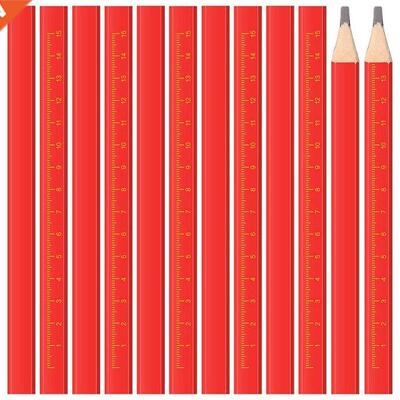 100 Pcs Carpenter Pencils, Octagonal Carpenter Pencils Const