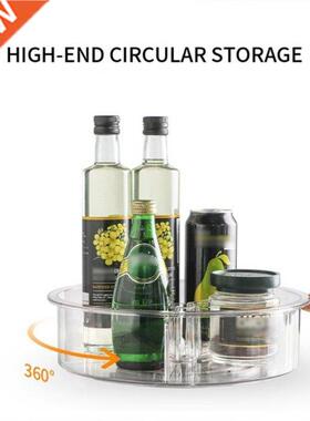 Turntable Storage Container Plastic Clear Lazy Cabinet Organ