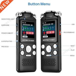 Voice recorder recording activated audio sound digital profe