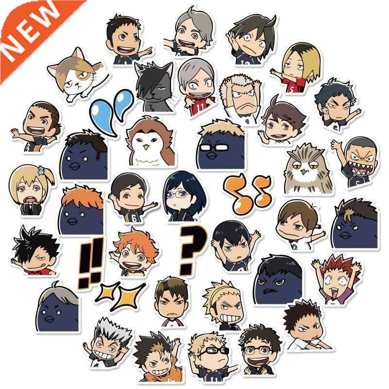40pcs/Set Haikyuu!! Graffiti ers Volleyball Japanese Anime f