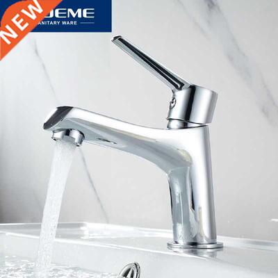 LEDEME Basin Faucet Chrome Finish Brass Toilet Sink Hot and