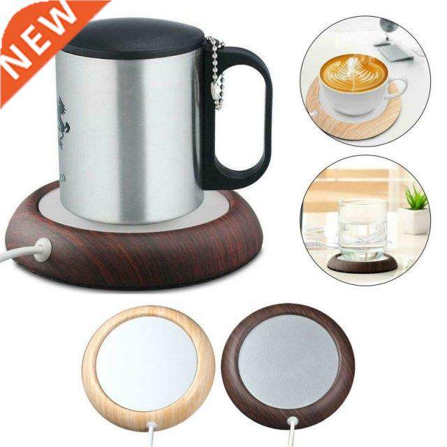 USB Warmer Gadget Fashion Wood Grain Cup-Pad Coffee Tea Milk